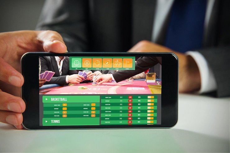 Live dealer casino tables interface